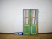 Pair of Antique Vintage Indian Doors Shutters