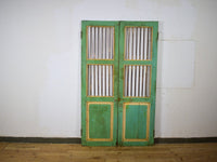 Pair of Antique Vintage Indian Doors Shutters