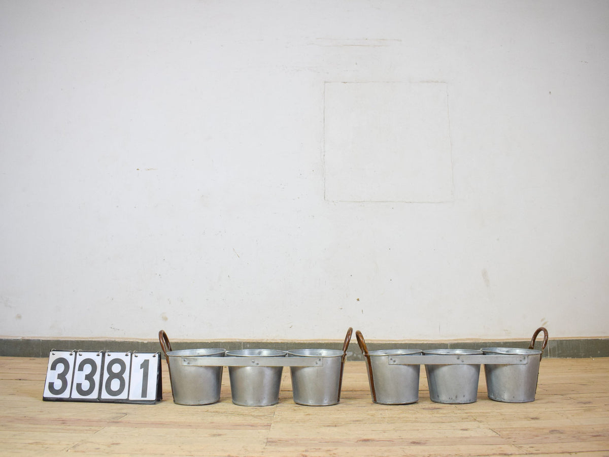 MILLWARDS® Galvanised Triple Planter - MEDIUM
