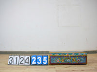 Vintage Indian Hand Painted Metal Travel Trunk Chest