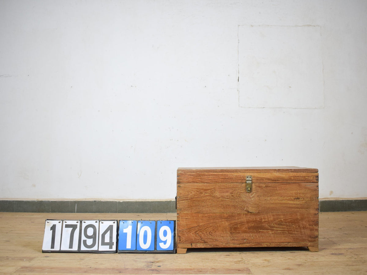 Vintage Rustic Wooden Chest Box