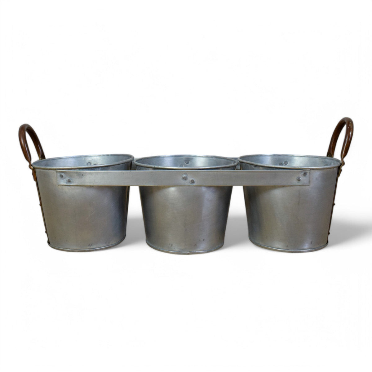 MILLWARDS® Galvanised Triple Planter - MEDIUM