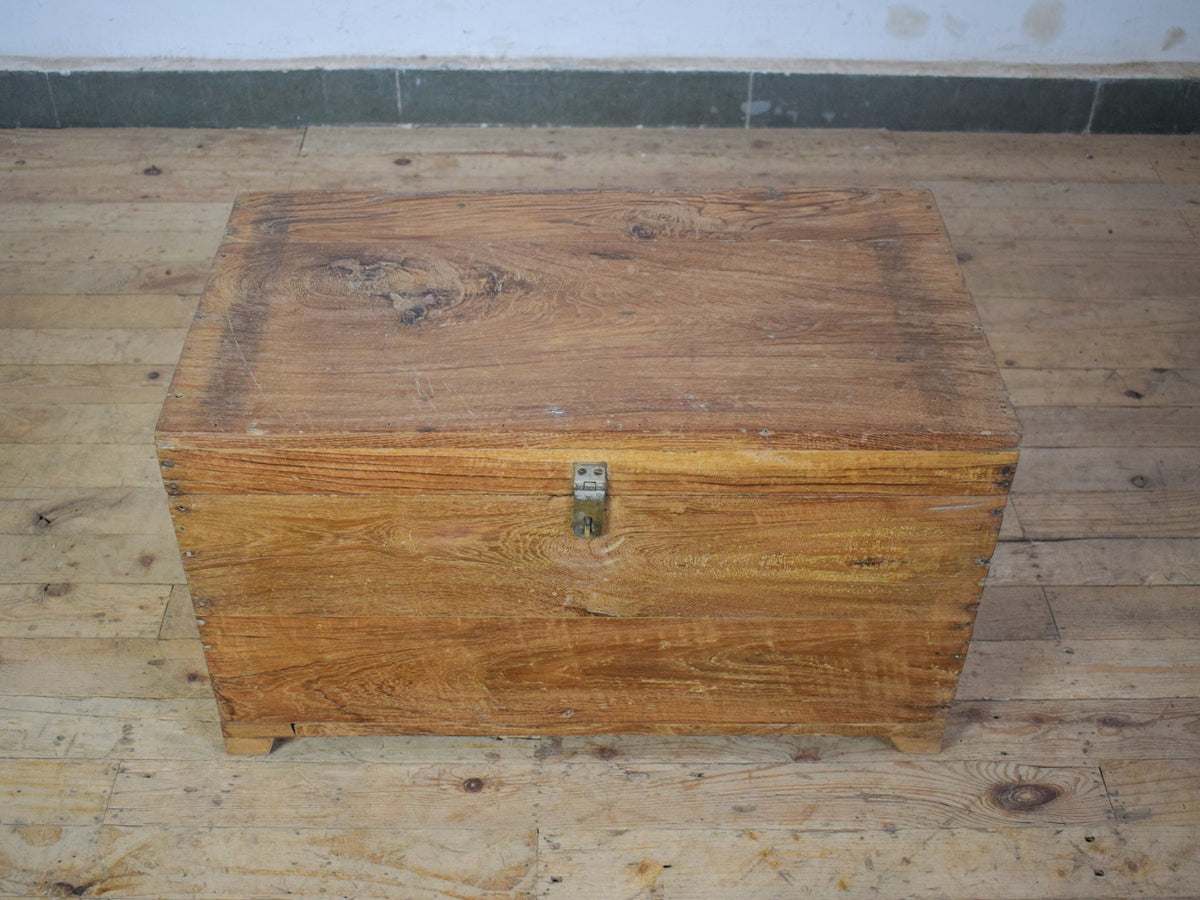 Vintage Rustic Wooden Chest Box