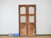 Pair of Antique Vintage Indian Doors Shutters