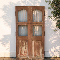 Pair of Antique Vintage Indian Doors Shutters