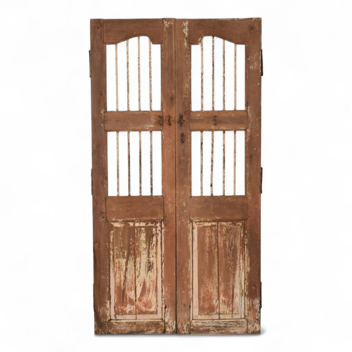 Pair of Antique Vintage Indian Doors Shutters
