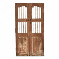 Pair of Antique Vintage Indian Doors Shutters