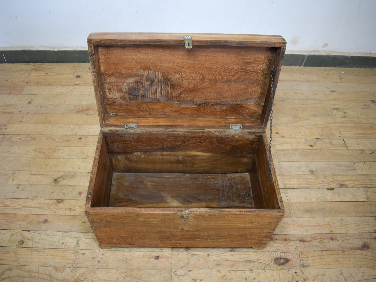 Vintage Rustic Wooden Chest Box