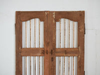Pair of Antique Vintage Indian Doors Shutters
