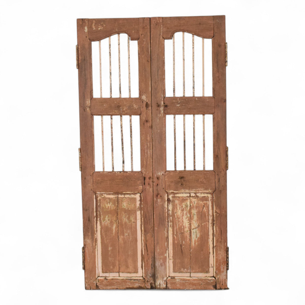 Pair of Antique Vintage Indian Doors Shutters