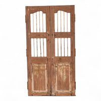 Pair of Antique Vintage Indian Doors Shutters
