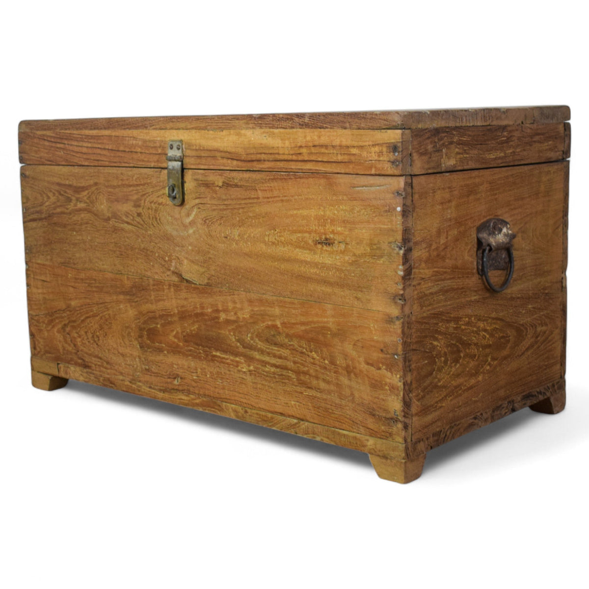 Vintage Rustic Wooden Chest Box