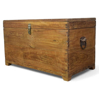 Vintage Rustic Wooden Chest Box