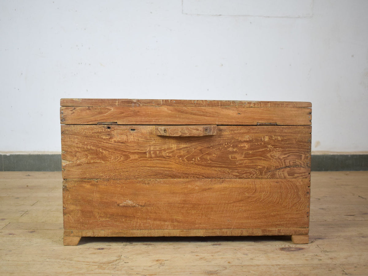 Vintage Rustic Wooden Chest Box