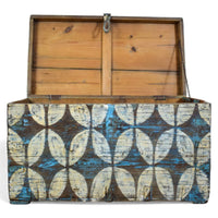 Hand Painted Vintage Chest Trunk Box