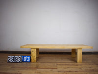 Large Vintage Rustic Reclaimed Pine Wood Nagaland Style Coffee Table