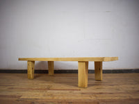 Large Vintage Rustic Reclaimed Pine Wood Nagaland Style Coffee Table