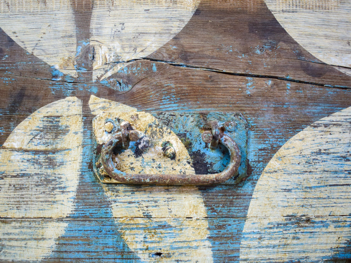 Hand Painted Vintage Chest Trunk Box