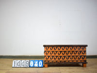Hand Painted Vintage Coffee Table Chest Trunk Box