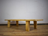 Large Vintage Rustic Reclaimed Pine Wood Nagaland Style Coffee Table