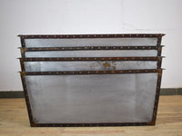 MILLWARDS® Handmade Vintage Style Galvanised Riveted Trough Planter - 103 cm