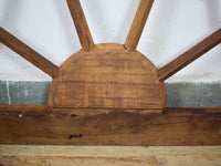 Vintage Wooden Fanlight Window Frame