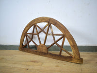 Vintage Wooden Fanlight Window Frame