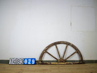 Vintage Wooden Fanlight Window Frame
