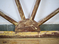 Vintage Wooden Fanlight Window Frame