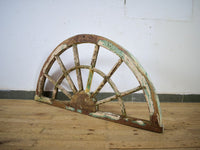 Vintage Wooden Fanlight Window Frame