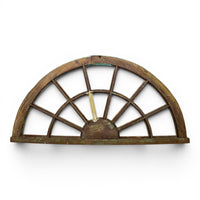 Vintage Wooden Fanlight Window Frame