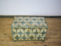 Hand Painted Vintage Chest Trunk Box