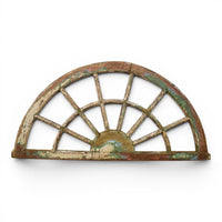 Vintage Wooden Fanlight Window Frame