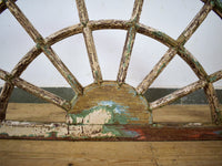 Vintage Wooden Fanlight Window Frame