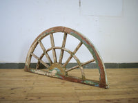 Vintage Wooden Fanlight Window Frame