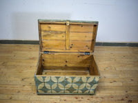 Hand Painted Vintage Chest Trunk Box