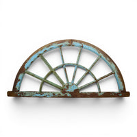 Vintage Wooden Fanlight Window Frame