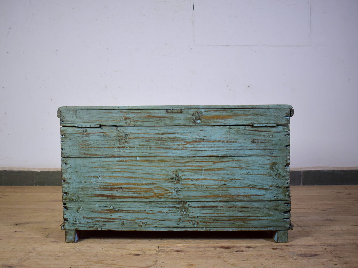 Hand Painted Vintage Chest Trunk Box