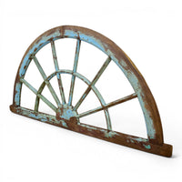 Vintage Wooden Fanlight Window Frame