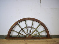 Vintage Wooden Fanlight Window Frame
