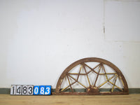 Vintage Wooden Fanlight Window Frame