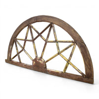 Vintage Wooden Fanlight Window Frame