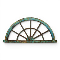 Vintage Wooden Fanlight Window Frame