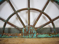 Vintage Wooden Fanlight Window Frame