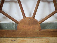 Vintage Wooden Fanlight Window Frame