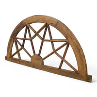 Vintage Wooden Fanlight Window Frame