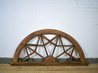 Vintage Wooden Fanlight Window Frame