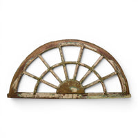 Vintage Wooden Fanlight Window Frame