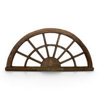 Vintage Wooden Fanlight Window Frame