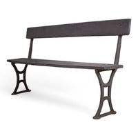 Vintage Bench with Cast Iron Legs
